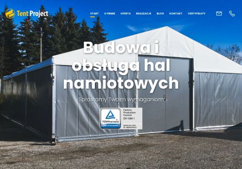 TENT PROJECT J.LEŚNICZAK, M.CZESZAK, K.DROŻDŻYŃSKI SPÓŁKA JAWNA